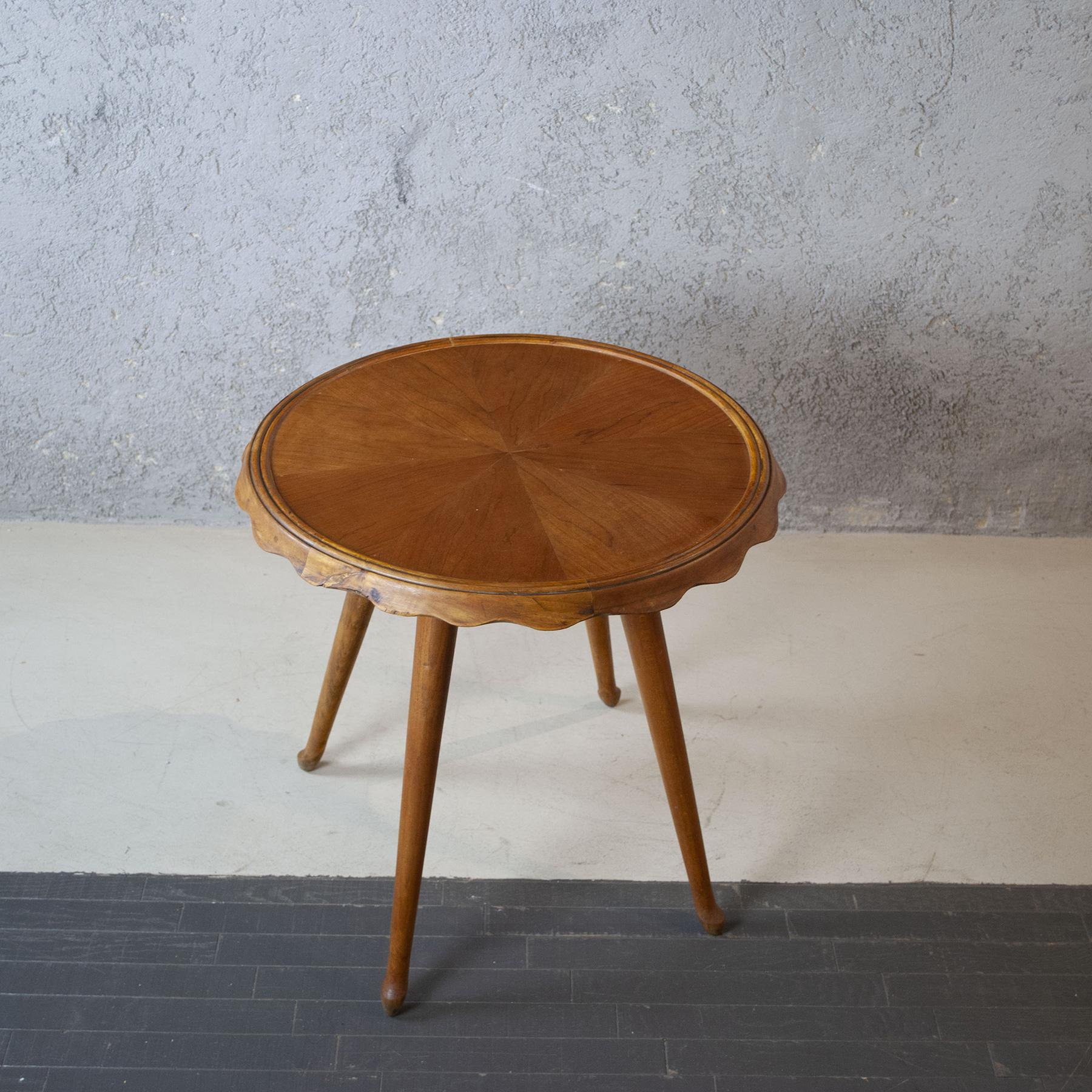Paolo Buffa Round Side Table Early Fifties In Good Condition In bari, IT