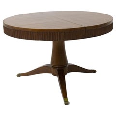 Paolo Buffa Round Wooden Table for Serafino Arrighi
