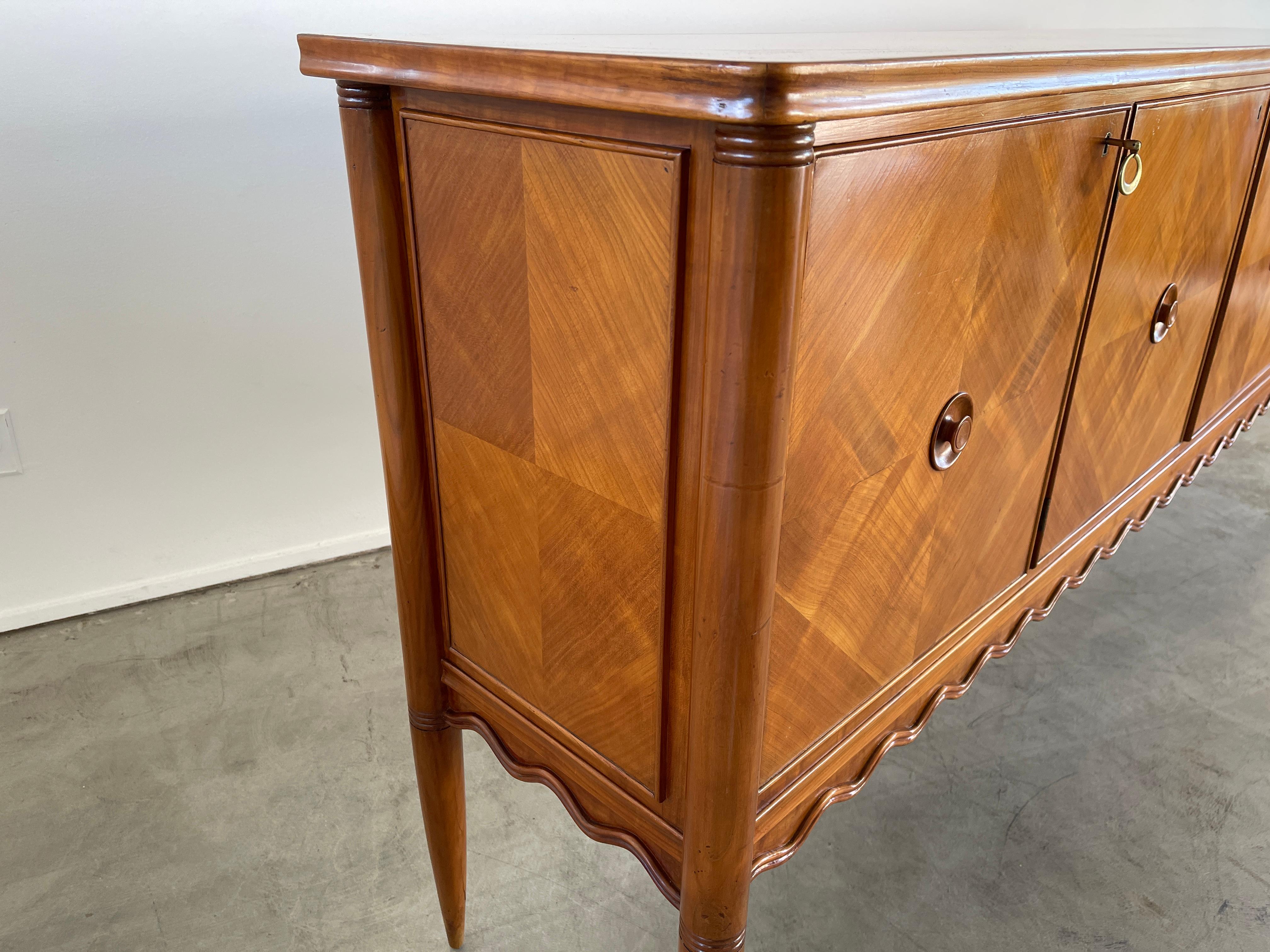 Paolo Buffa Scalloped Dresser In Good Condition In Beverly Hills, CA