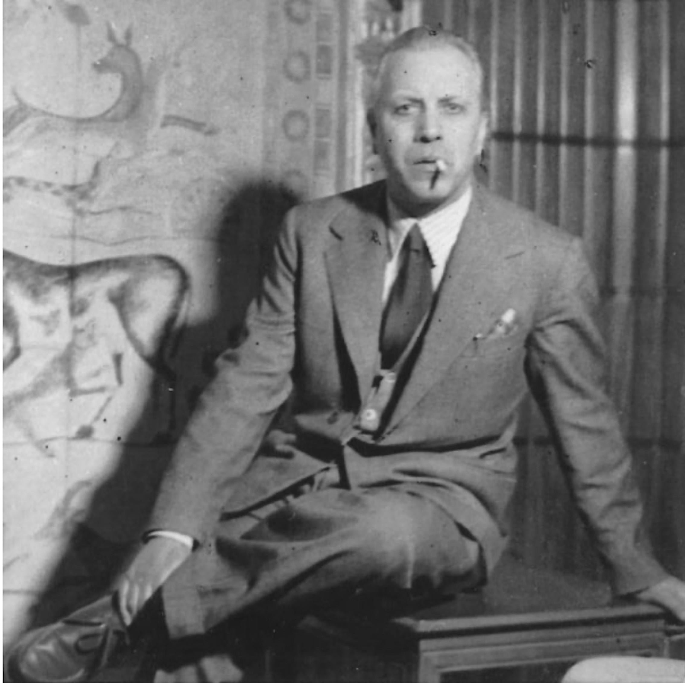Paolo Buffa, Skulpturaler Sessel aus Kirschbaumholz und Naturstroh, Italien 1952 im Zustand „Gut“ im Angebot in Argelato, BO