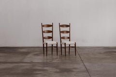 Paolo Buffa Sculptural Dining Chairs for Galdino Maspero, 1948, Set of 2