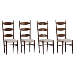 Paolo Buffa Sculptural Dining Chairs for Galdino Maspero, 1948, Set of 4