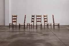 Paolo Buffa Sculptural Dining Chairs for Galdino Maspero, 1948, Set of 6
