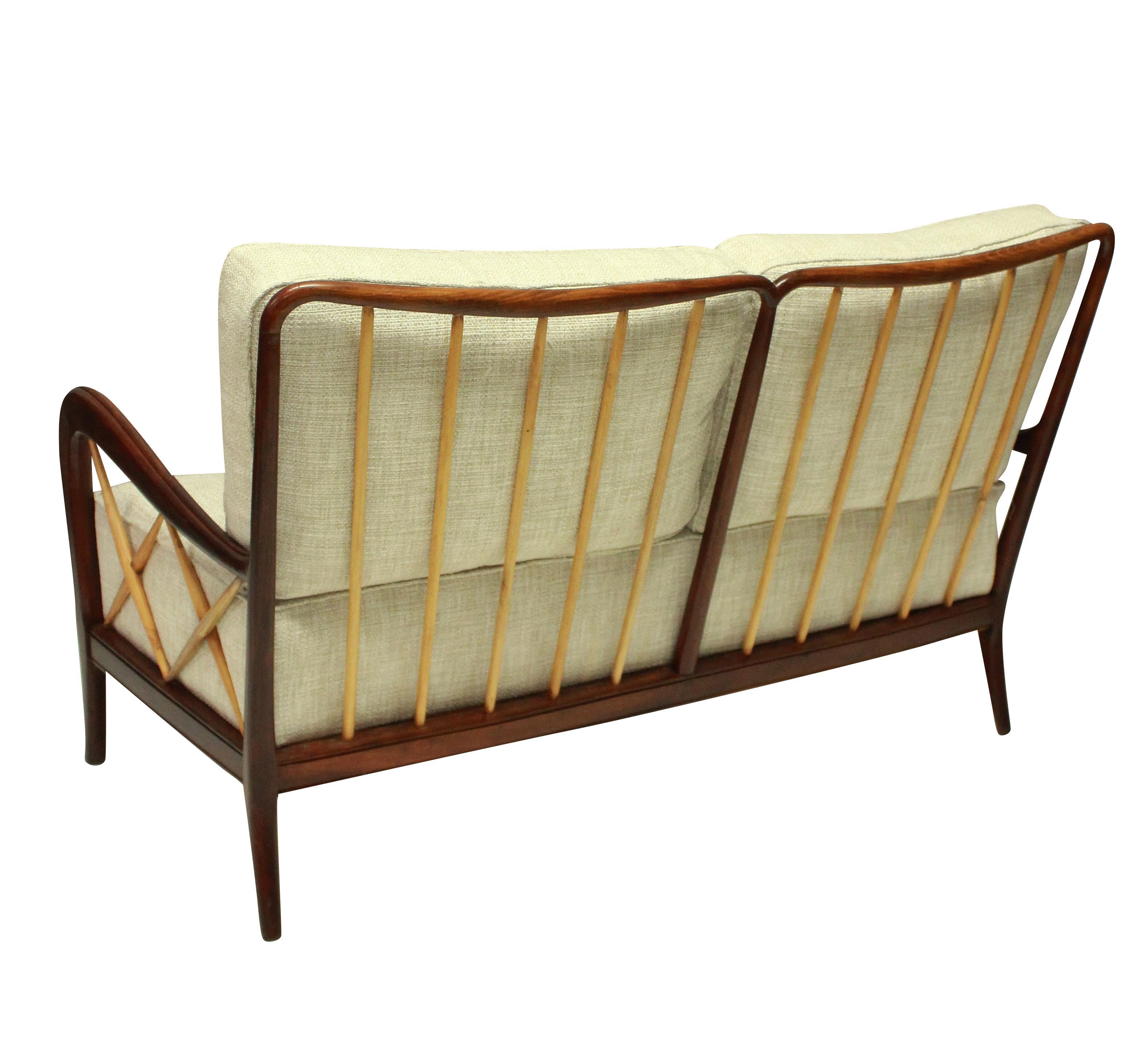 Mid-Century Modern Paolo Buffa Settee