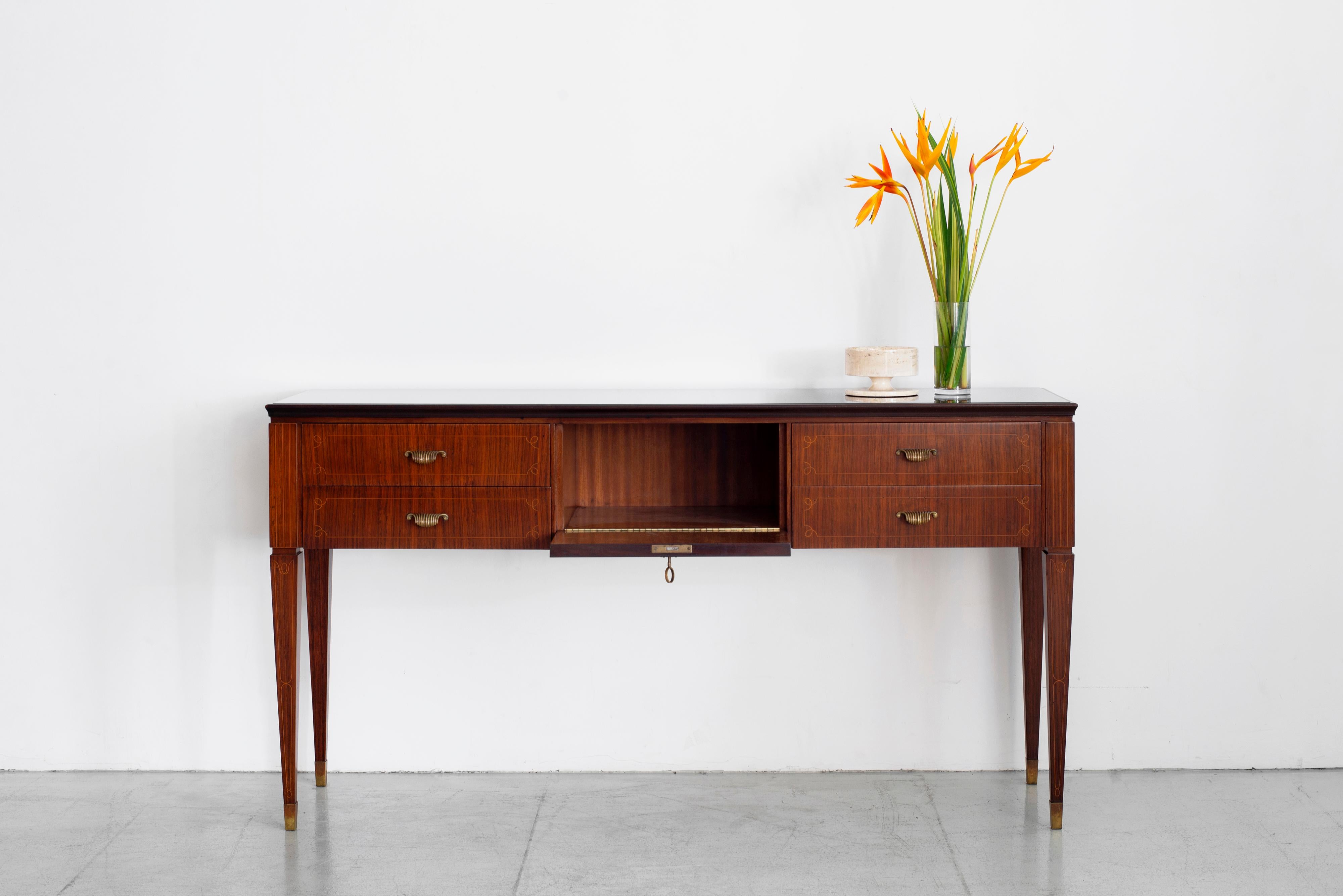 Sideboard, attributed to Paolo Buffa, circa 1940's In Good Condition In Beverly Hills, CA