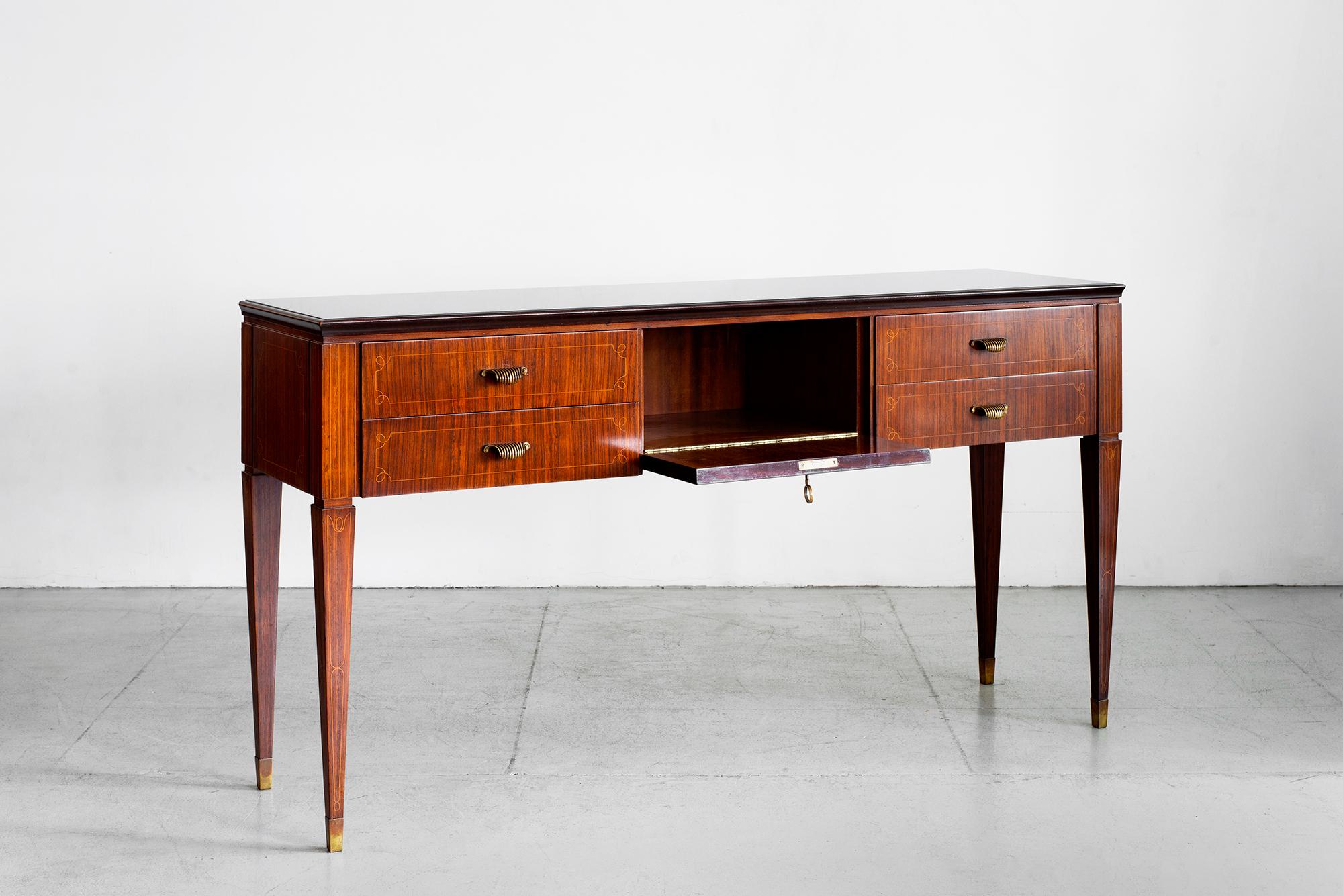 Rosewood Sideboard, attributed to Paolo Buffa, circa 1940's