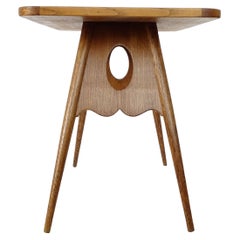 Paolo Buffa Small Rectangular Dining Table in Oak, Italy, 1940s