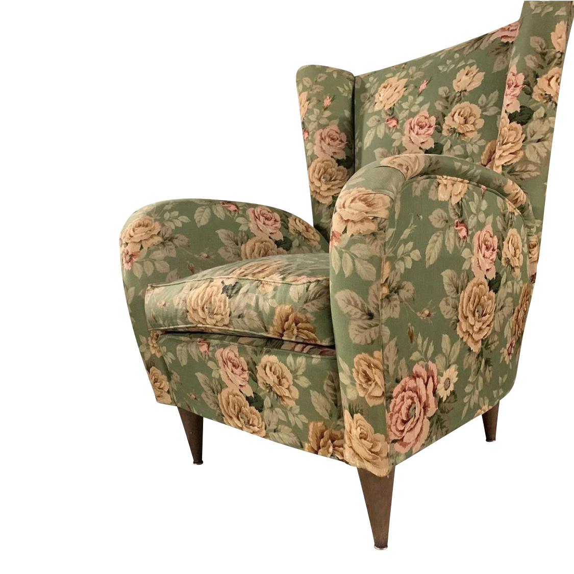 Sillones Estilo Paolo Buffa, Pareja Italiano en venta