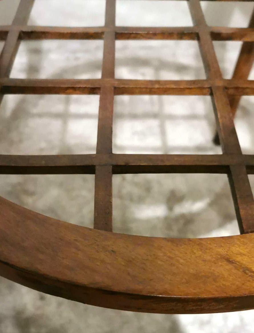 Tavolino da caffè Art Deco italiano in stile Paolo Buffa con piano in vetro in vendita 9