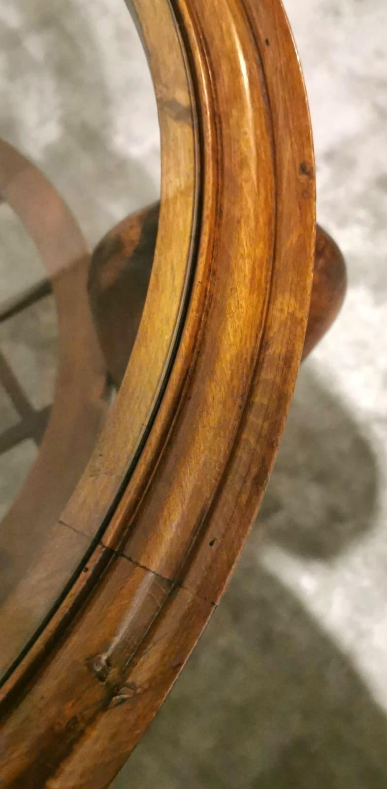 Tavolino da caffè Art Deco italiano in stile Paolo Buffa con piano in vetro in vendita 11