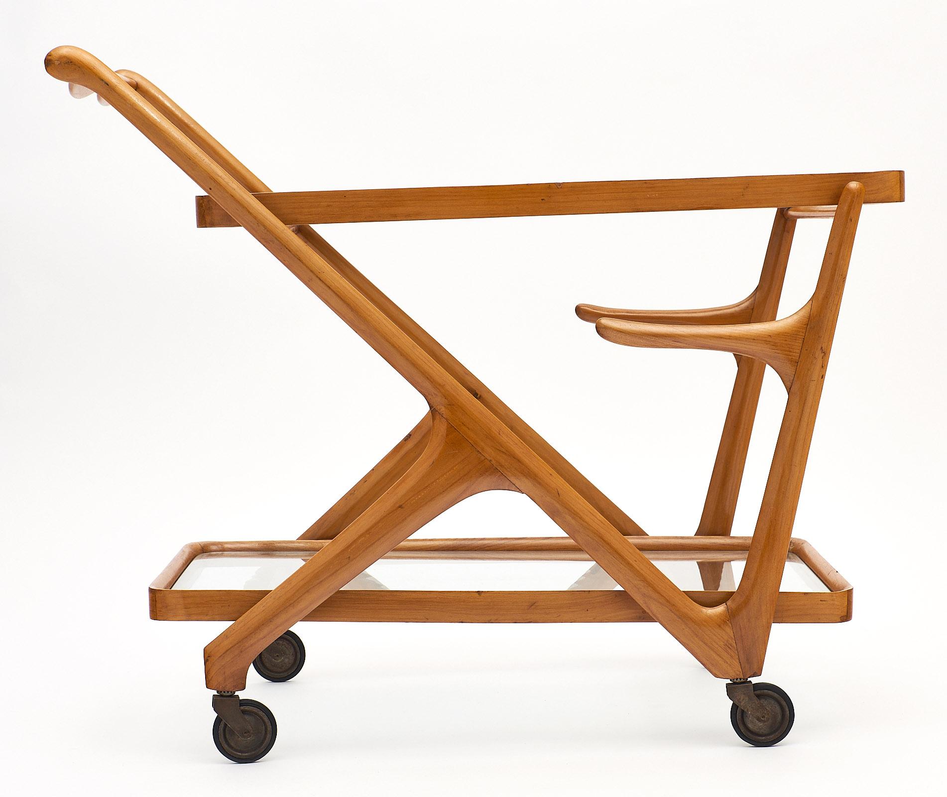 Mid-20th Century Paolo Buffa Style Italian Bar Cart