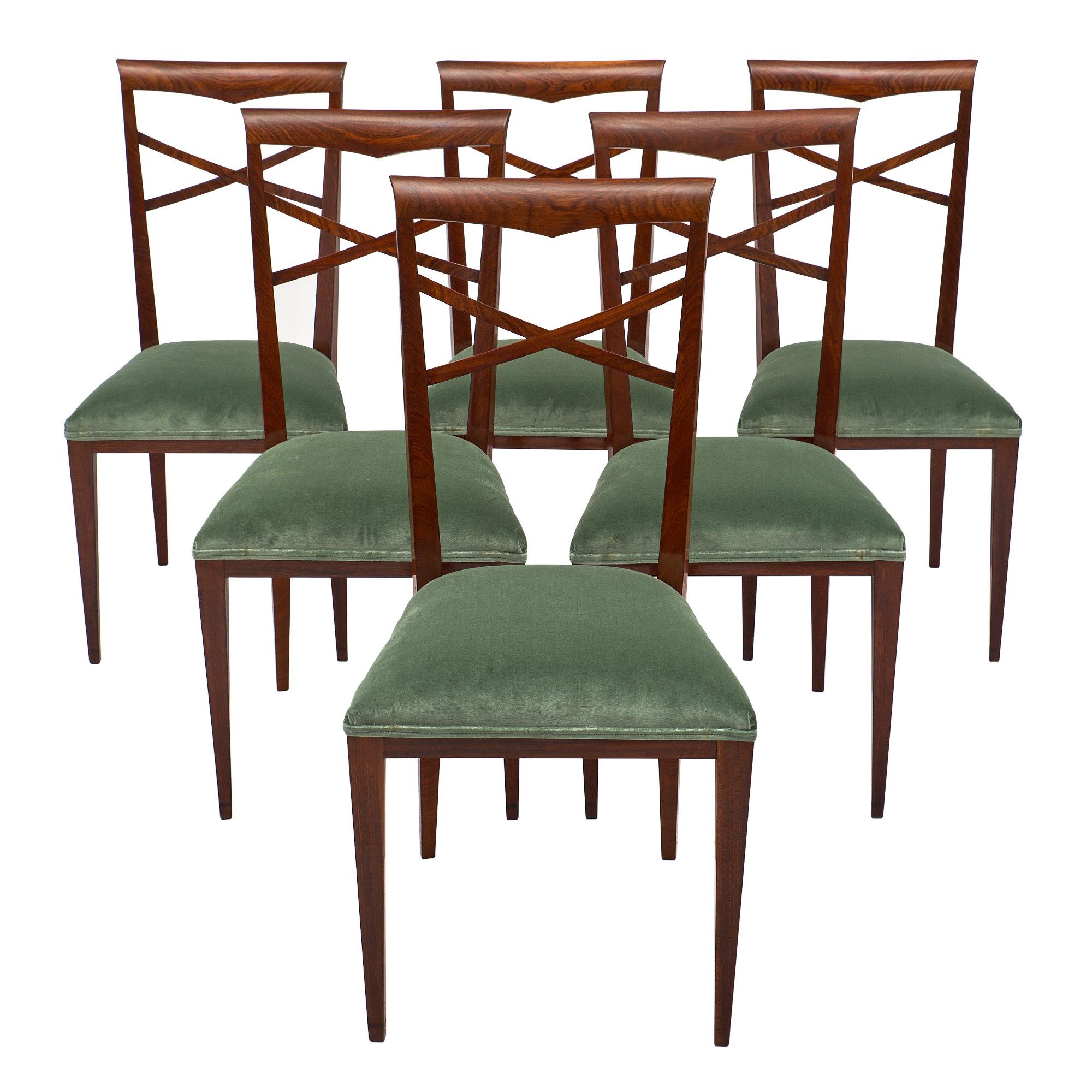 Paolo Buffa Style Italian Dining Chairs