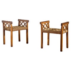 Paolo Buffa Style Stools