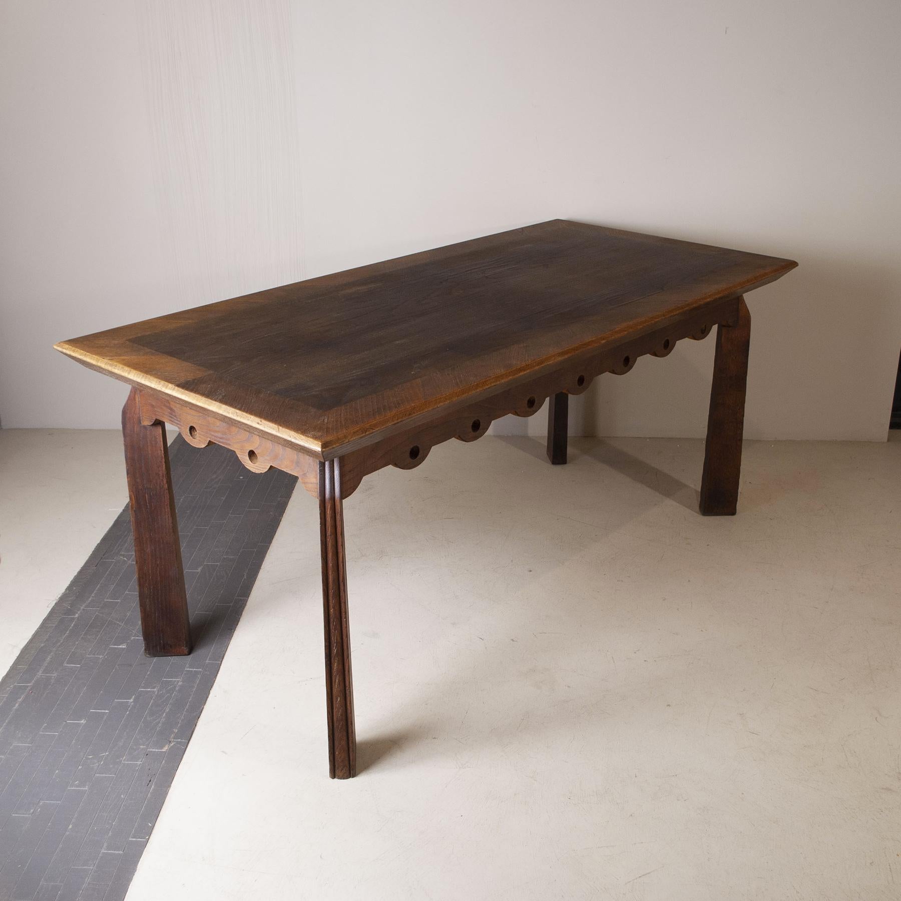 Paolo Buffa table in wood late forties 3