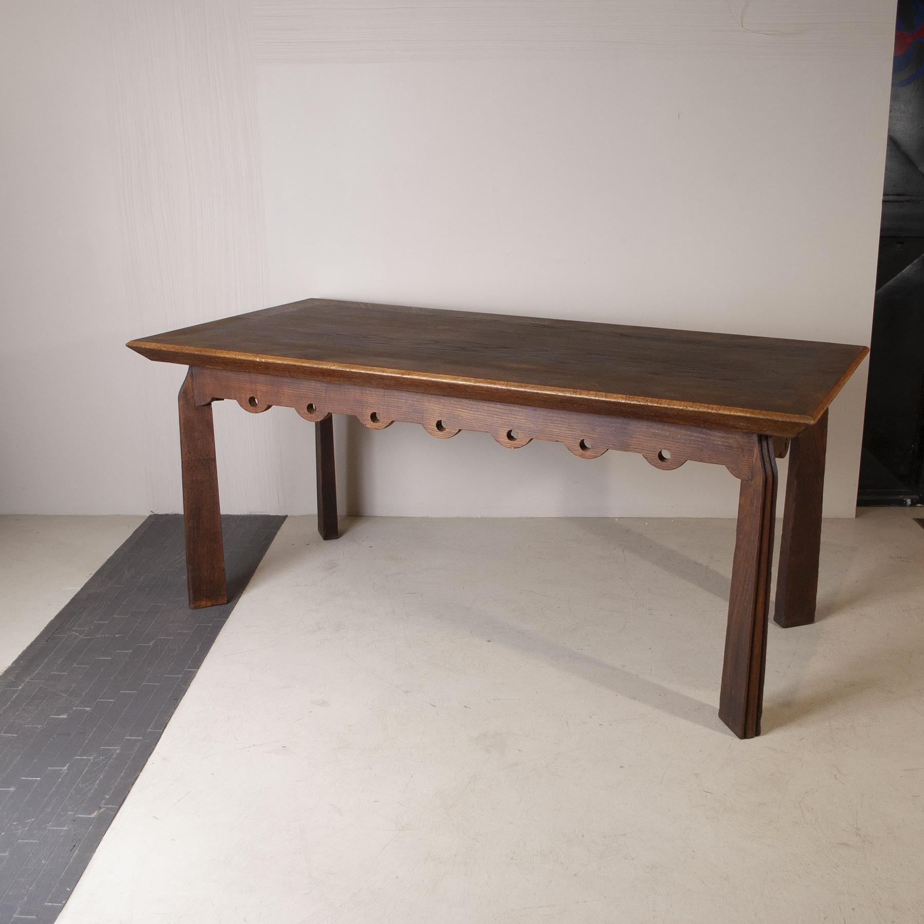 Paolo Buffa table in wood late forties 5