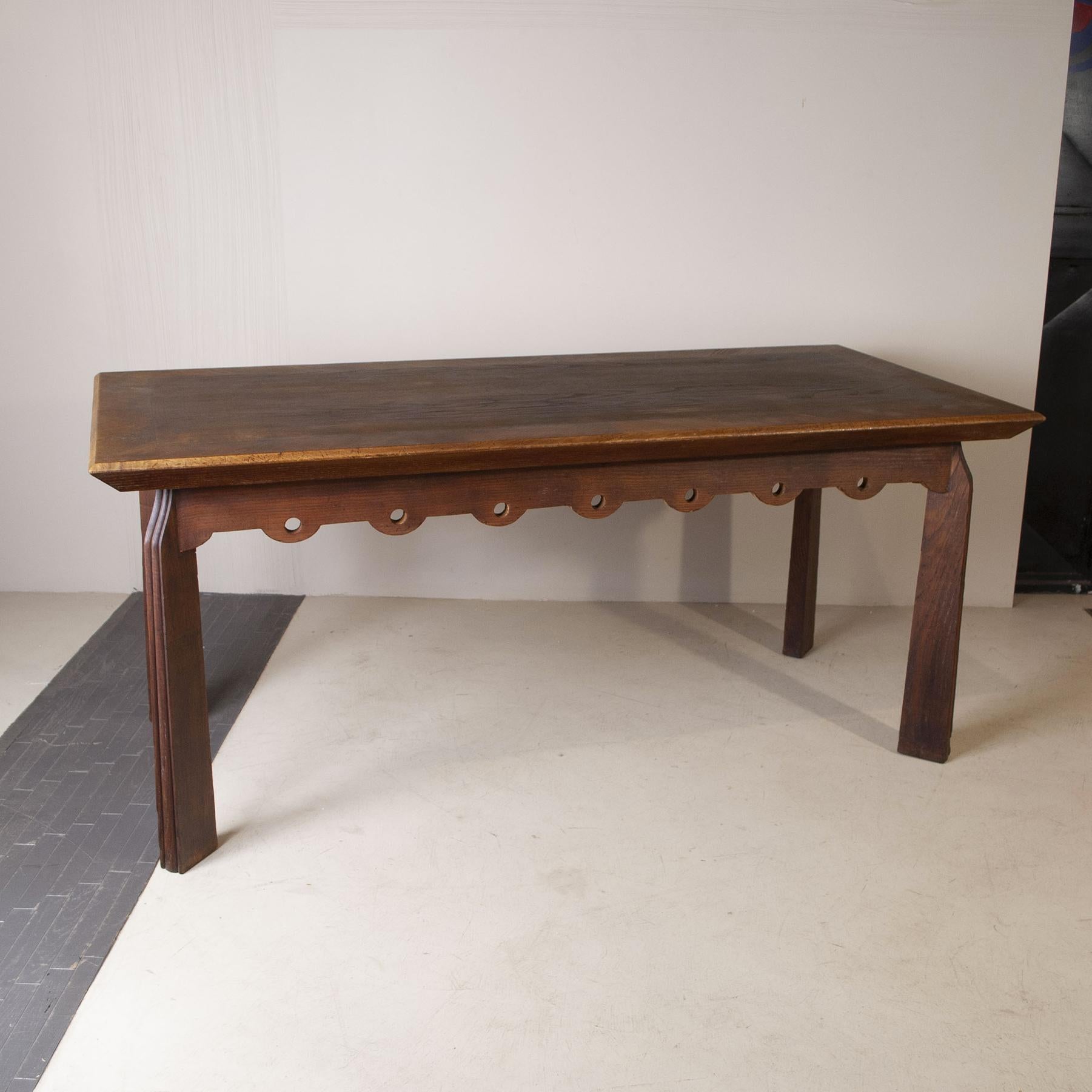 Italian Paolo Buffa table in wood late forties