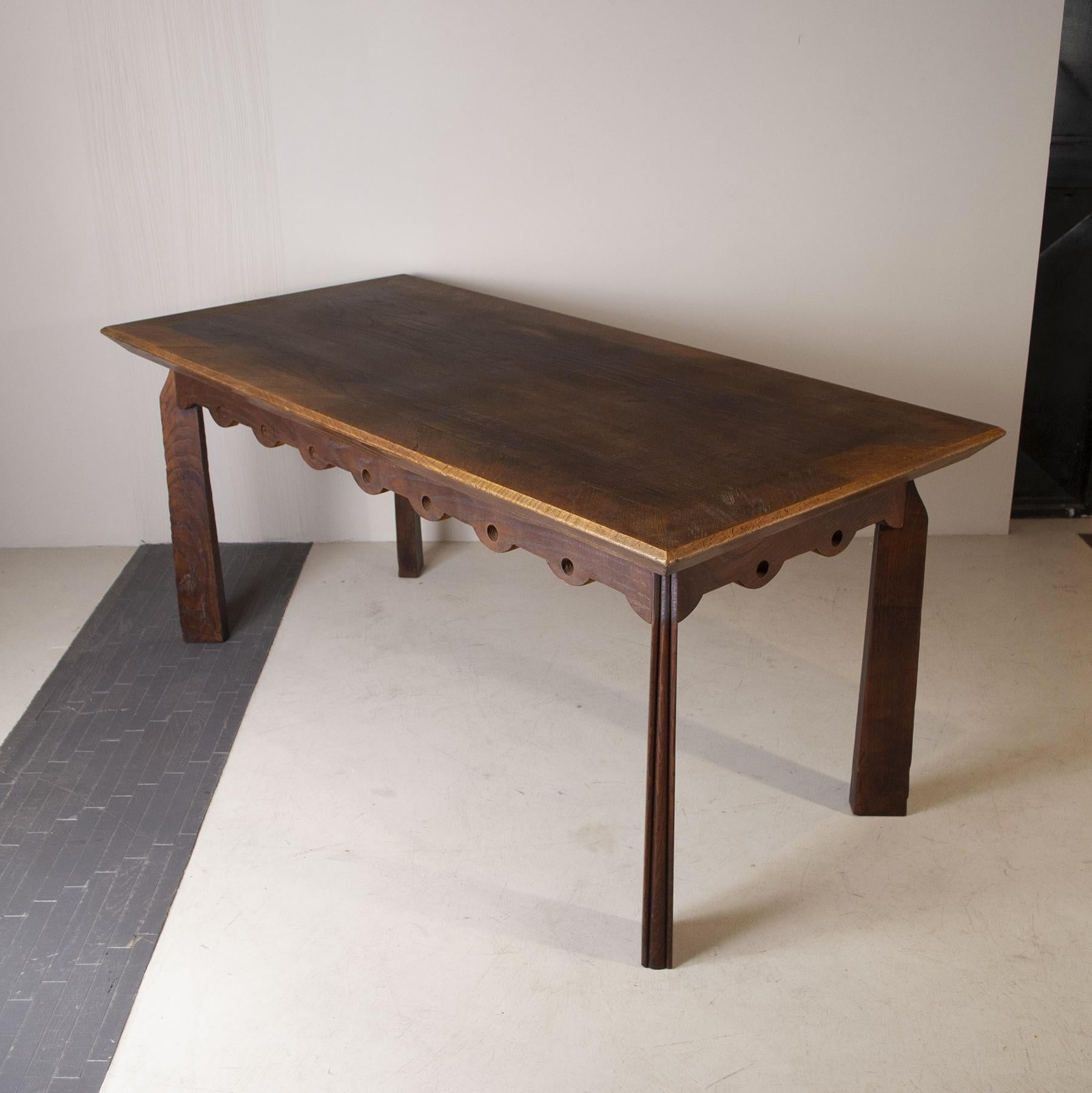 Paolo Buffa table in wood late forties 2