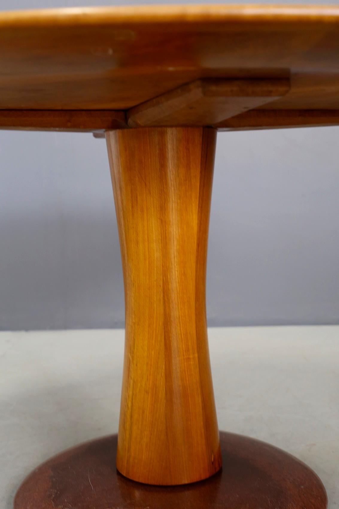 Paolo Buffa Table Midcentury in Marble and Wood, from 1950s In Good Condition In Milano, IT