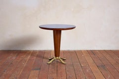 Paolo Buffa Table w/ Blue Glass