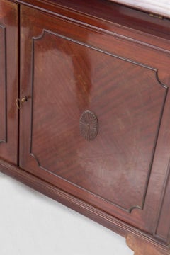 Paolo Buffa Trumeau de madera y cristal para Serafino Arrighi