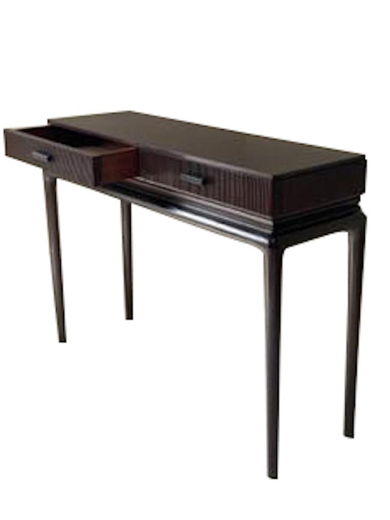 Paolo Buffa Two Drawer Console, Italy, 1940s In Good Condition For Sale In New York, NY