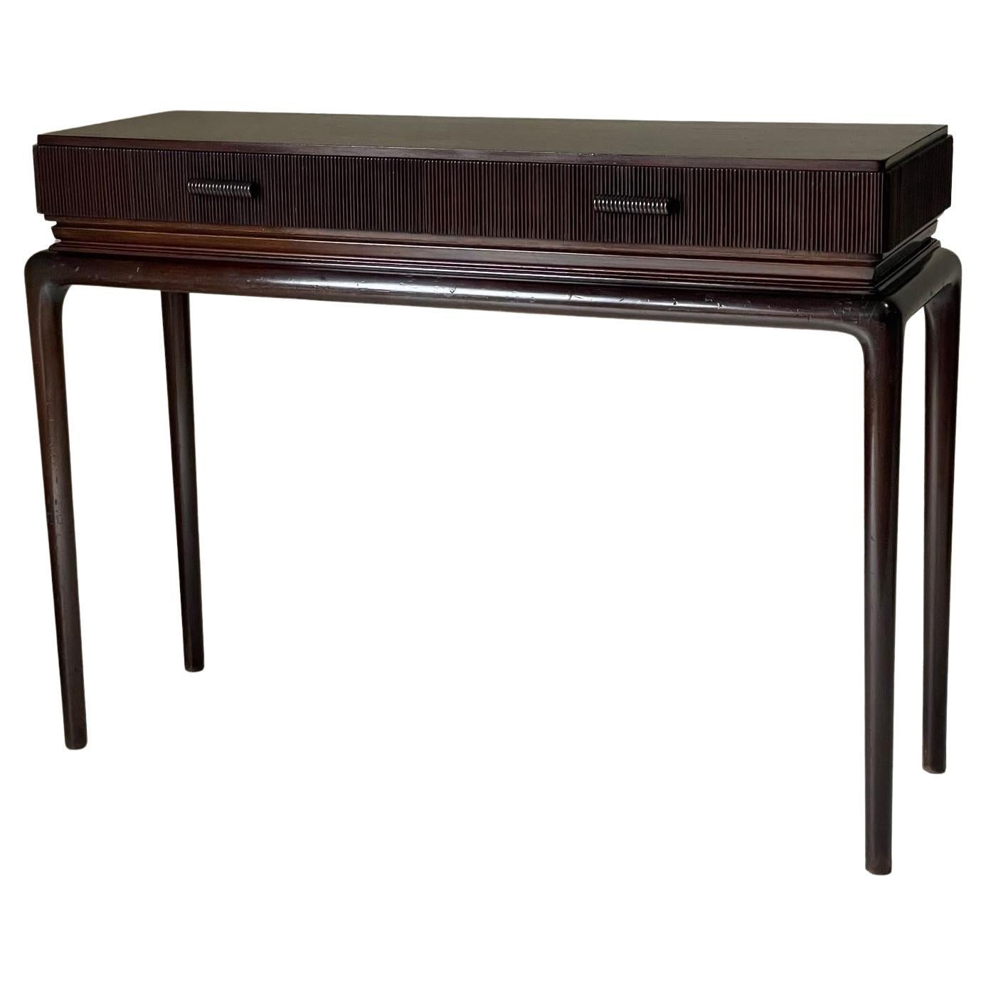 Paolo Buffa Two Drawer Console, Italy, 1940s