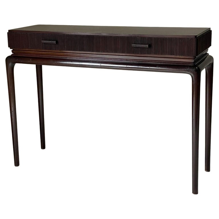 Paolo Buffa Two Drawer Console, Italy, 1940s For Sale