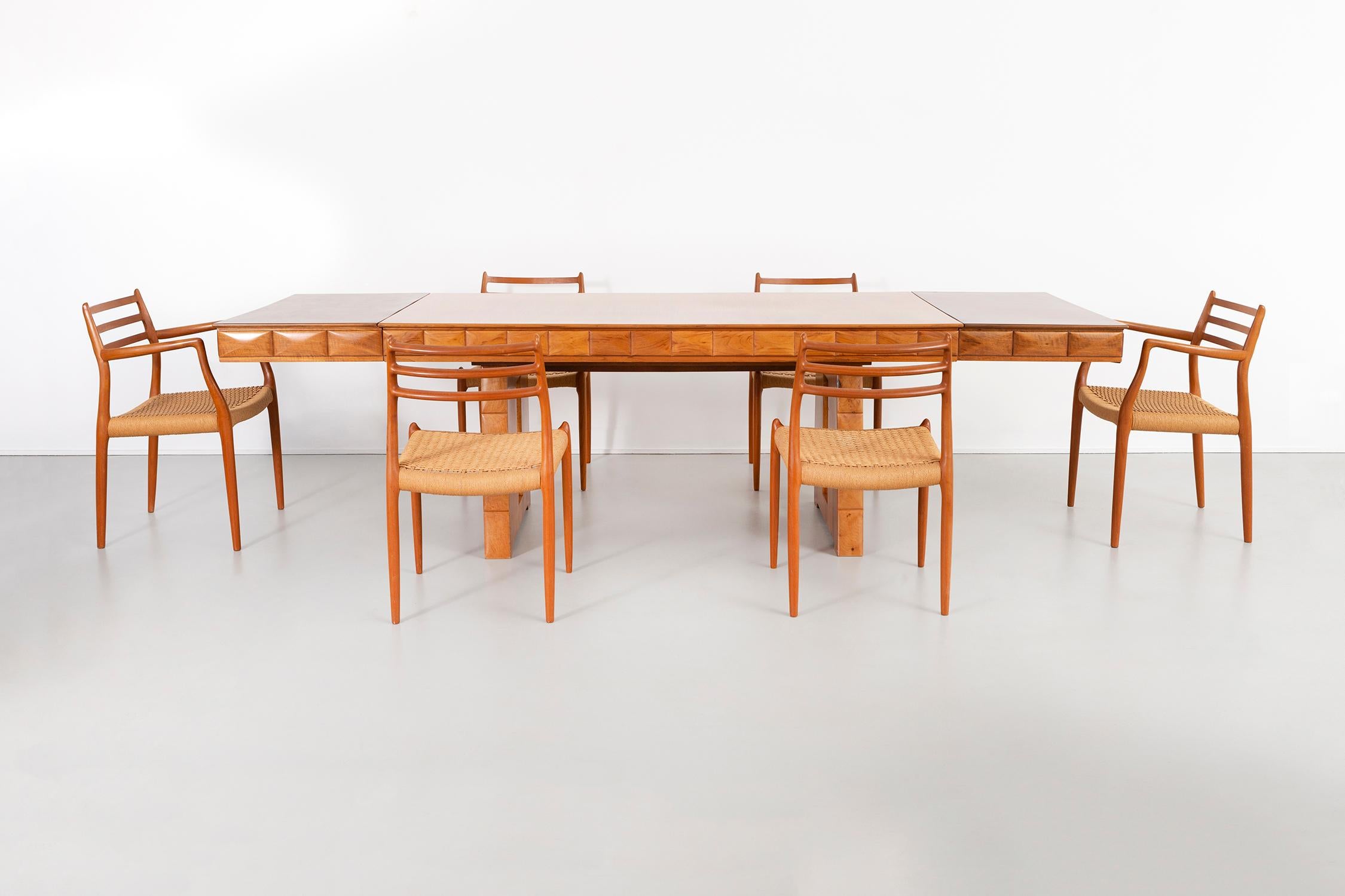 Paolo Buffa Walnut Dining Table or Desk 6