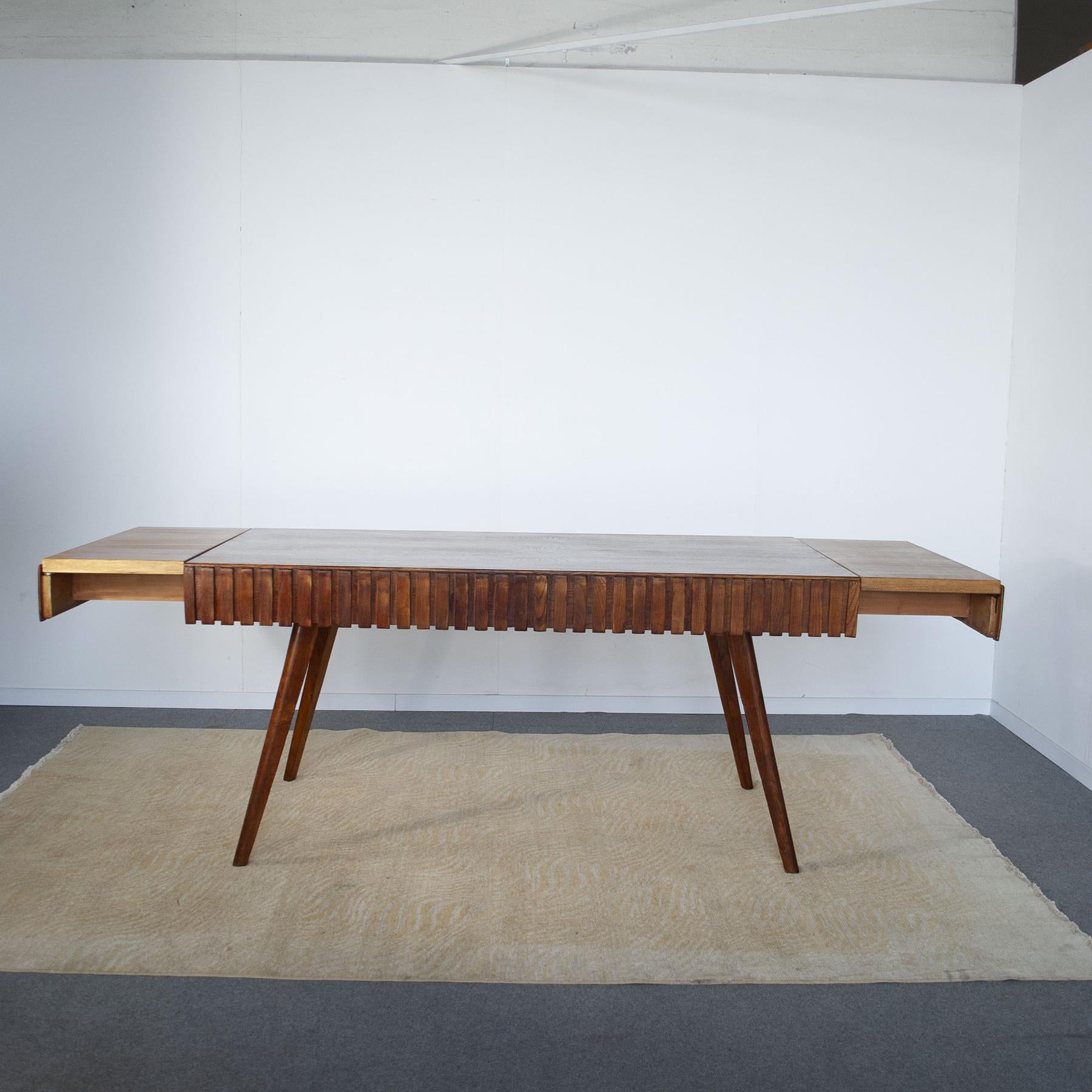 Paolo Buffa wooden table 1950s For Sale 6