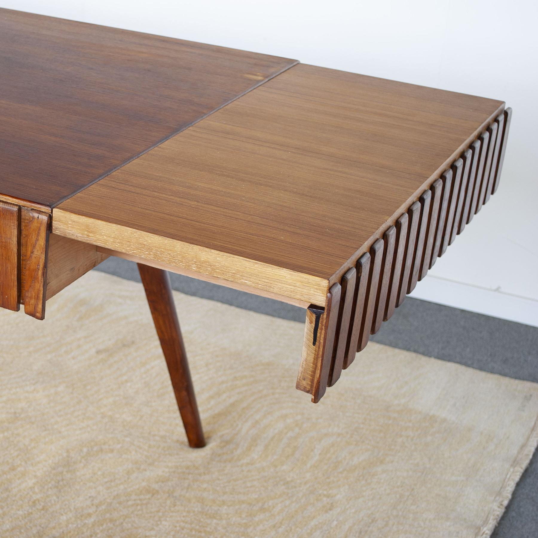 Paolo Buffa wooden table 1950s For Sale 7