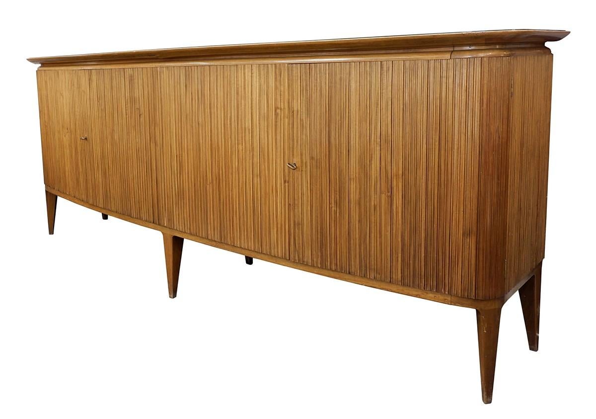 Paolo Buffa, large Italian walnut sideboard.