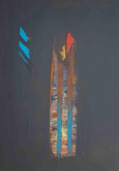 The Tower of the Times -  Painting by Paolo Cantù - 2020