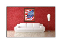 Paolo Corvino Oil Painting On Canvas Signed United States Large American Artwork