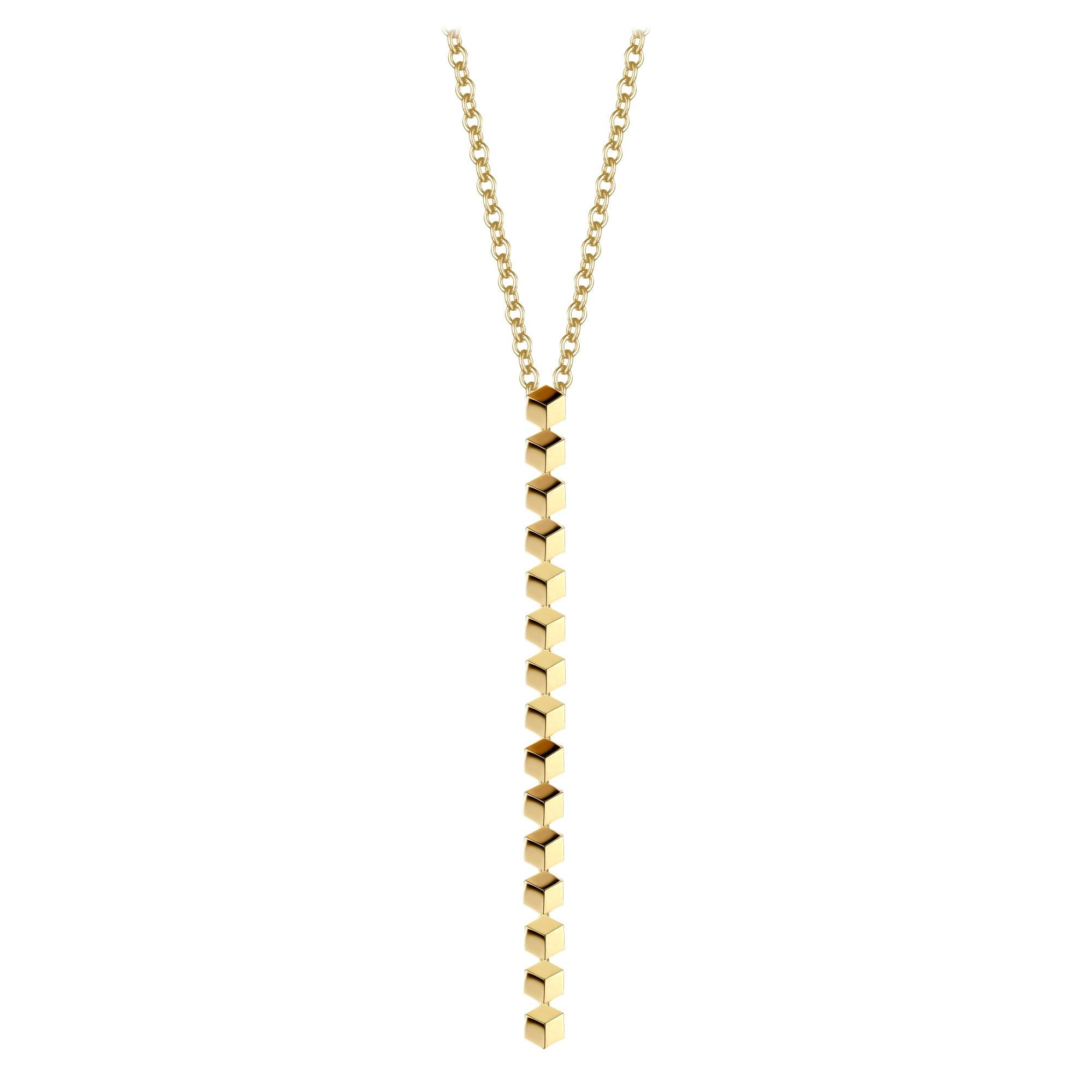 Paolo Costagli 18 Karat Yellow Gold Brillante 'Sexy' Pendant Necklace For Sale