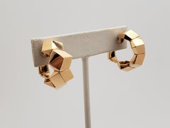 Paolo Costagli Boucles d'oreilles géométriques Brillante en or jaune 18K