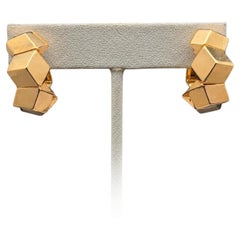 Paolo Costagli Boucles d'oreilles géométriques Brillante en or jaune 18K