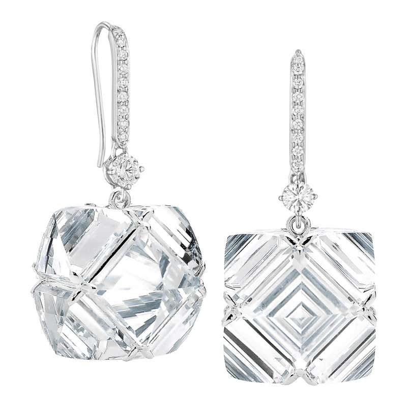Antique Diamond Dangle Earrings - 5,483 For Sale at 1stdibs - Page 3