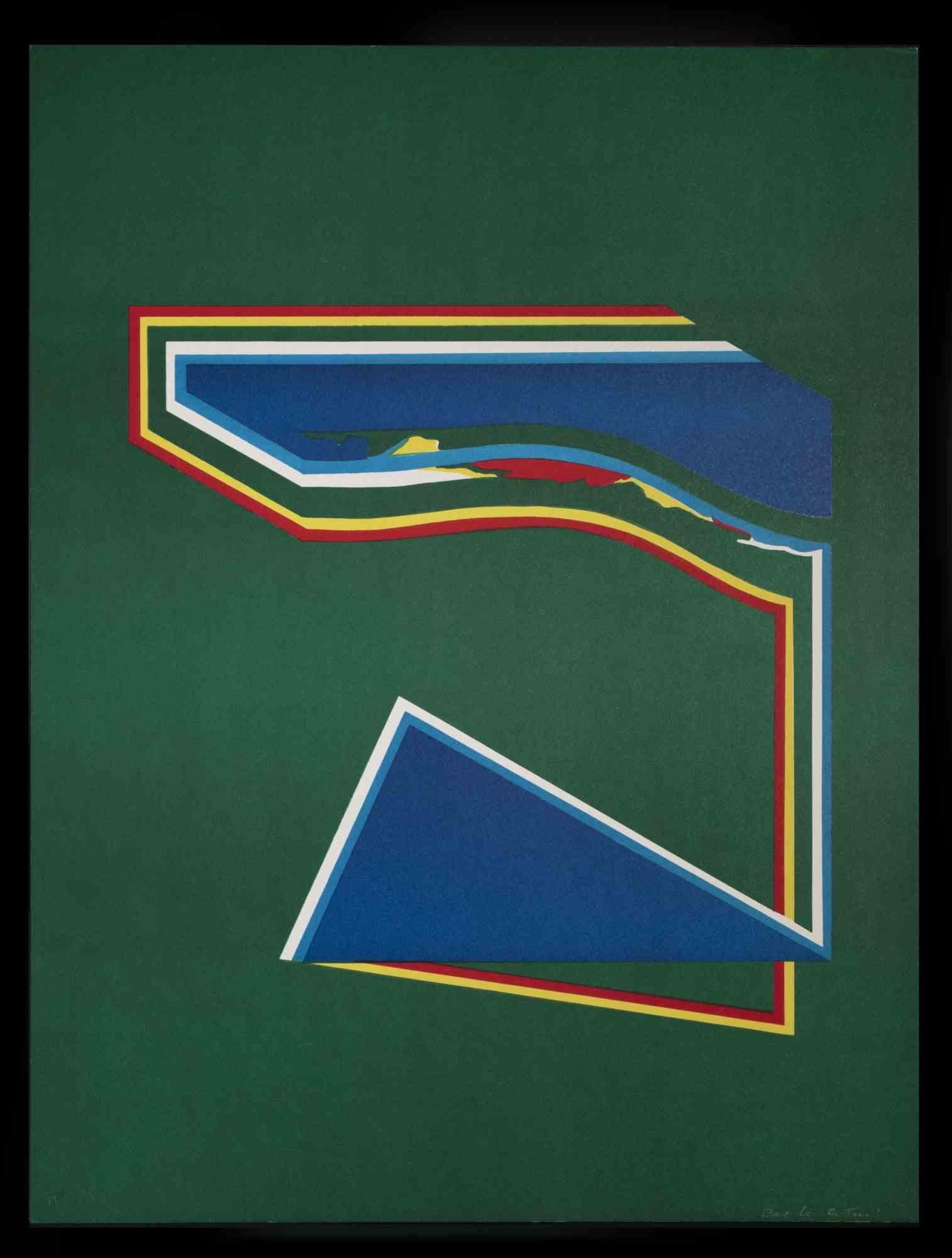 Geometric Figures is an original print realized by the artist Paolo Cotani in the 1970s.

This lithograph is hand-signed. Edition of 100 pieces.