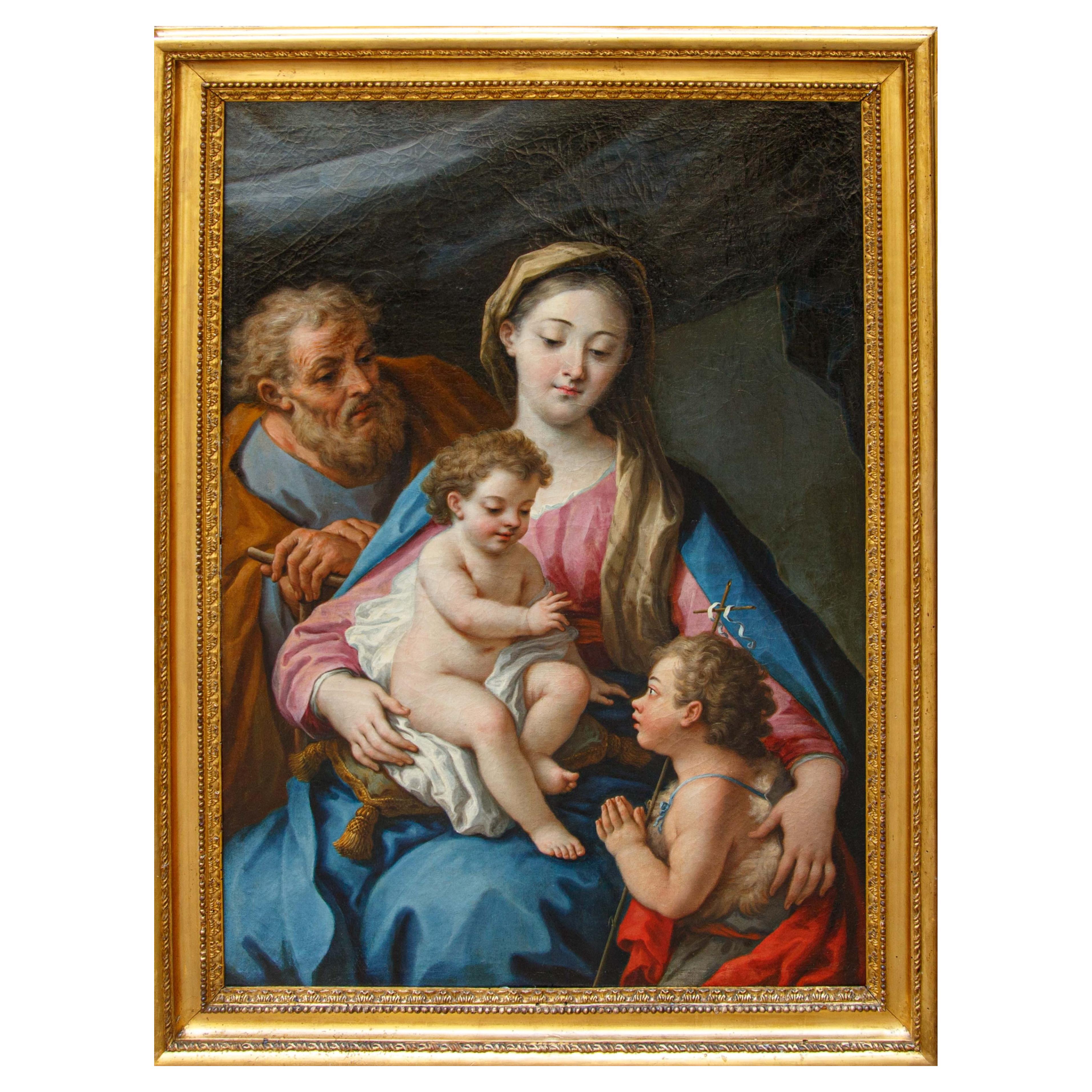 Paolo De Matteis (1662–1728) The Holy Family with the Young Saint John