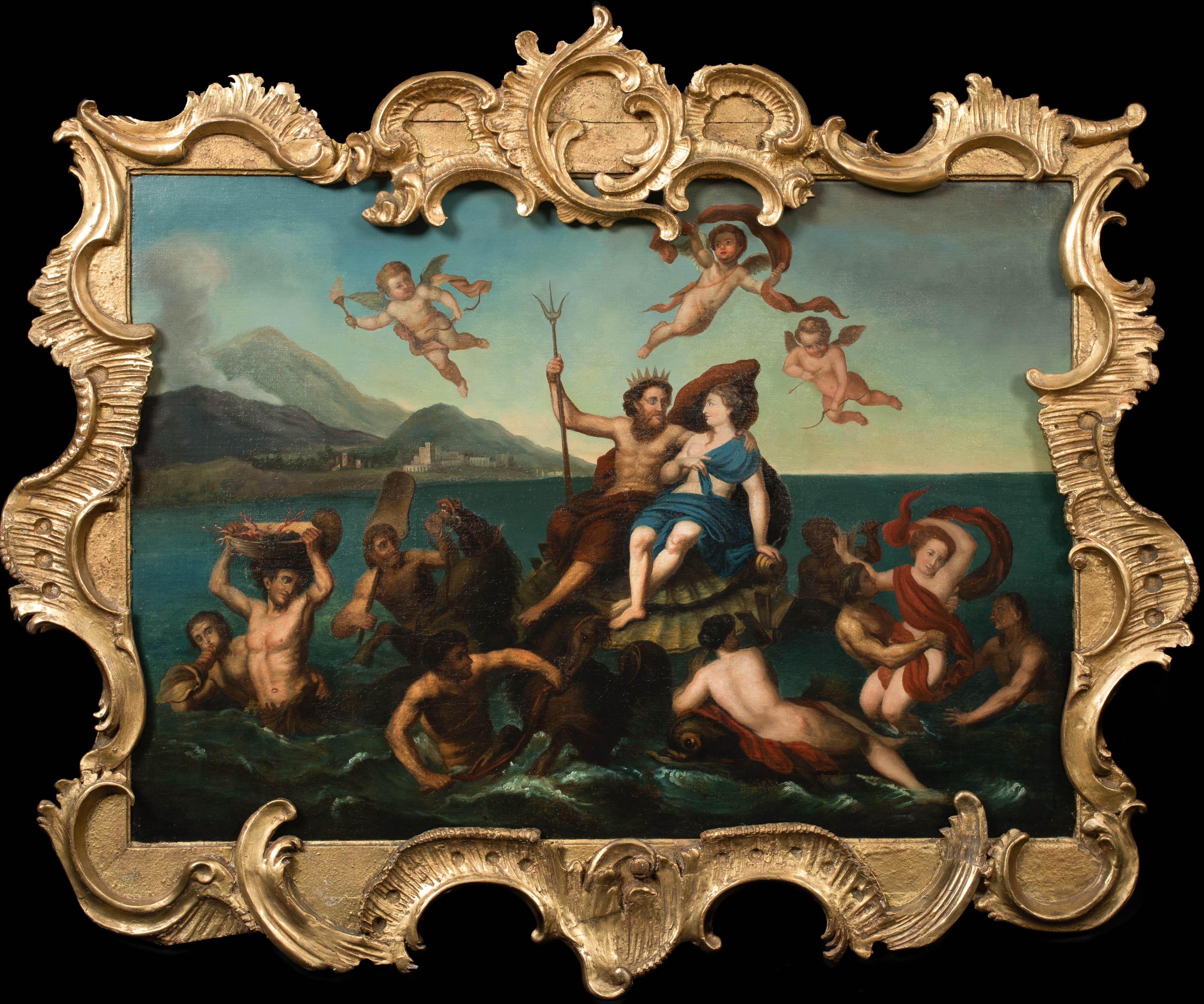 Paolo de Matteis Portrait Painting – Neptune und Amphitrit, 17. Jahrhundert  Kreis von PAOLO DE MATTEIS (1662-1728)