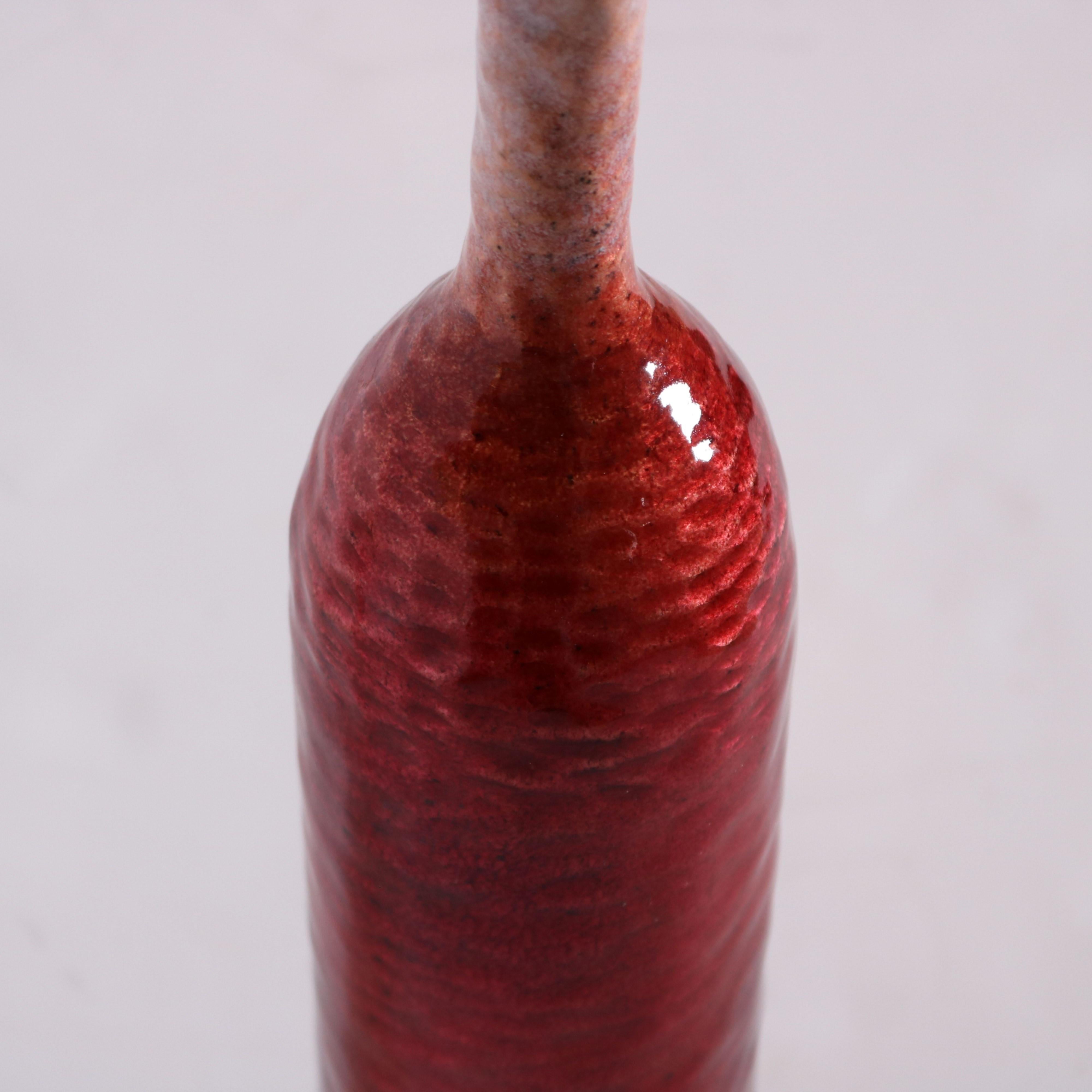 XX secolo Paolo De Poli (1905-1996) Bottiglia in rame smaltato, Italia in vendita