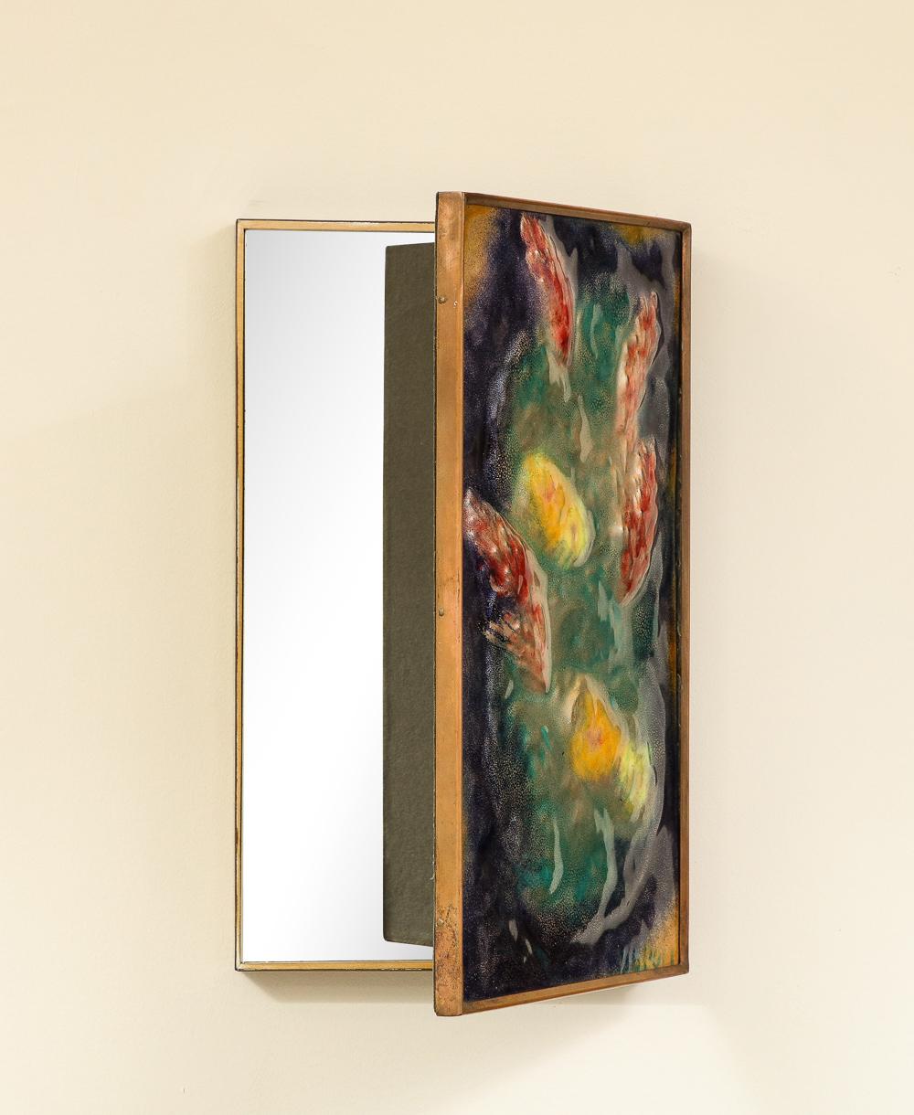 Mid-Century Modern Paolo de Poli Mirror For Sale