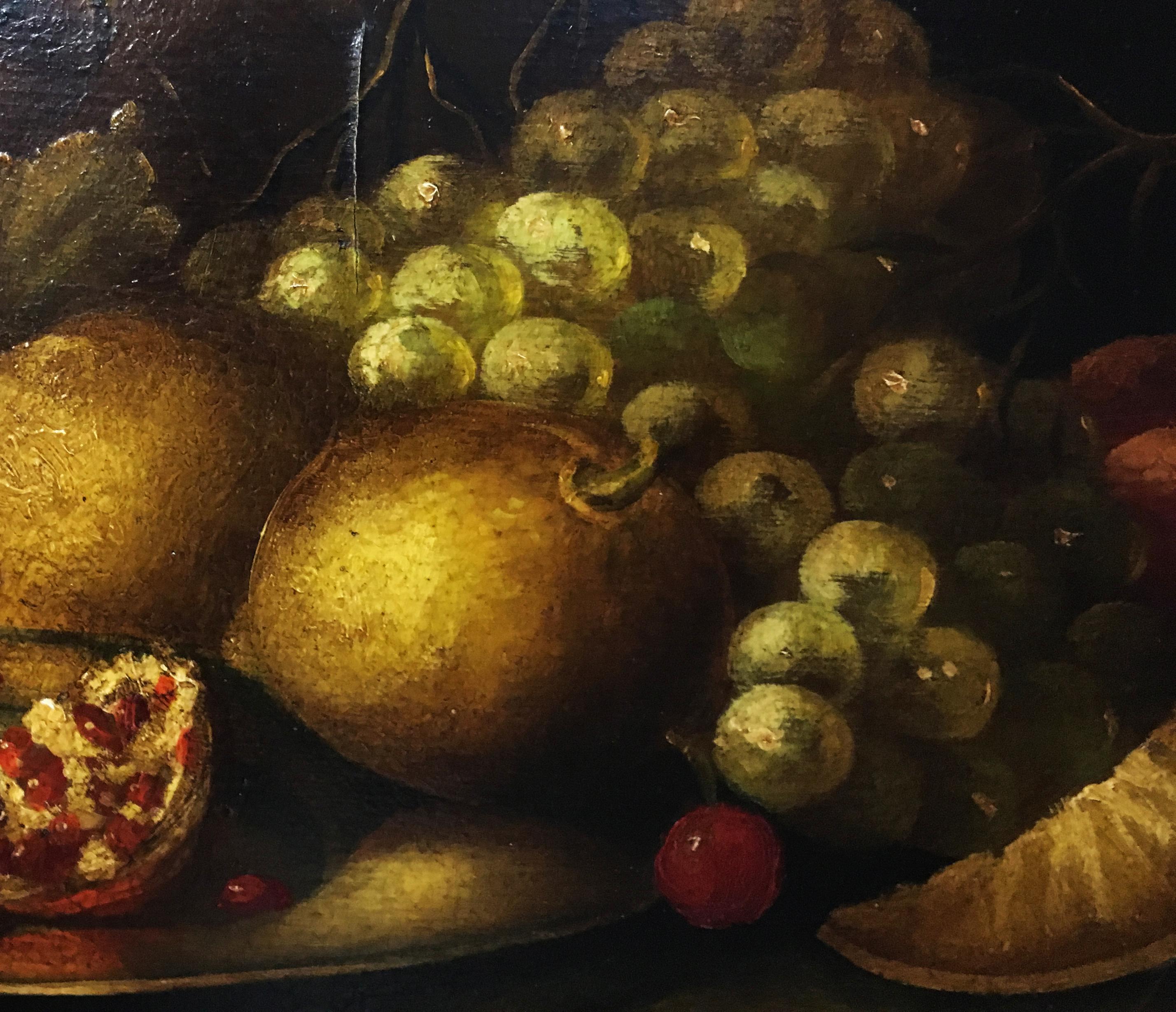 STILL LIFE - Paolo De Robertis -  Italian Oil on Canvas Painting For Sale 3