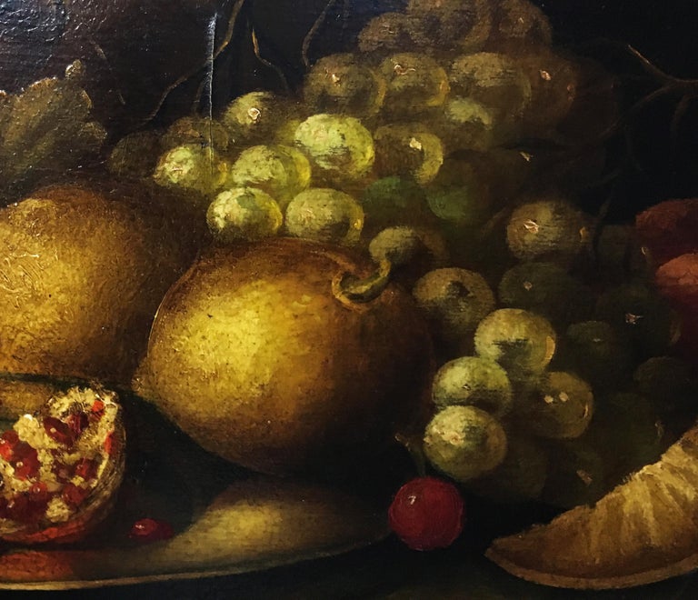 STILL LIFE - Paolo De Robertis -  Italian Oil on Canvas Painting For Sale 5