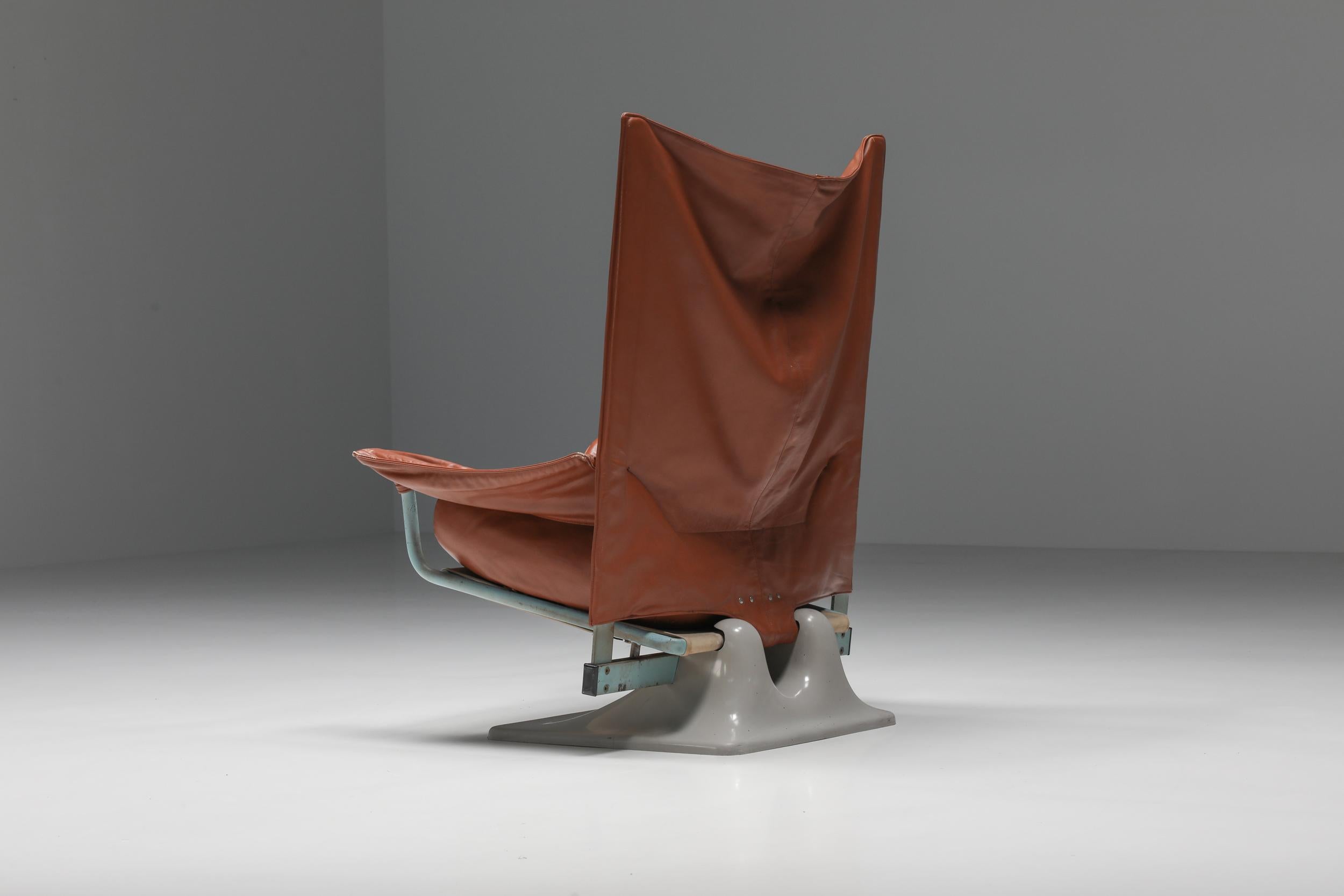 Italian Paolo Deganello 'Aeo' Chair for Archizoom Group, Cassina, 1973