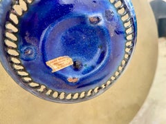 Paolo di Poli enameled copper bowl with organic design , Italy 1960