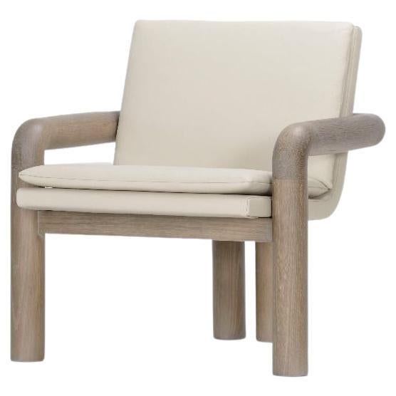 Paolo Ferrari, "Carved Wood", Lounge Chair For Sale