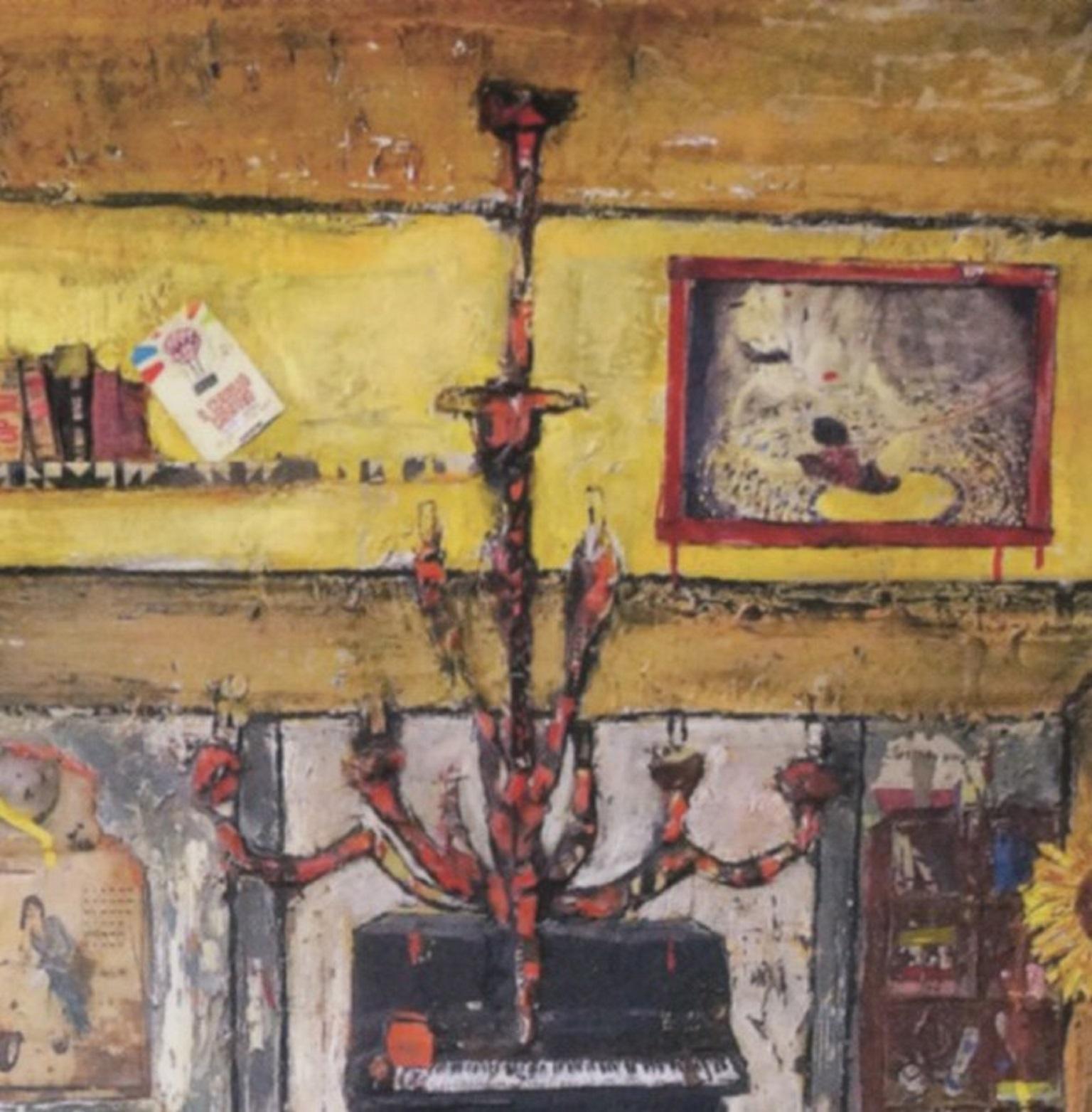 My Chaos. Paolo Franzoso, 21st Century Italian Contemporary, Interior Painting For Sale 1