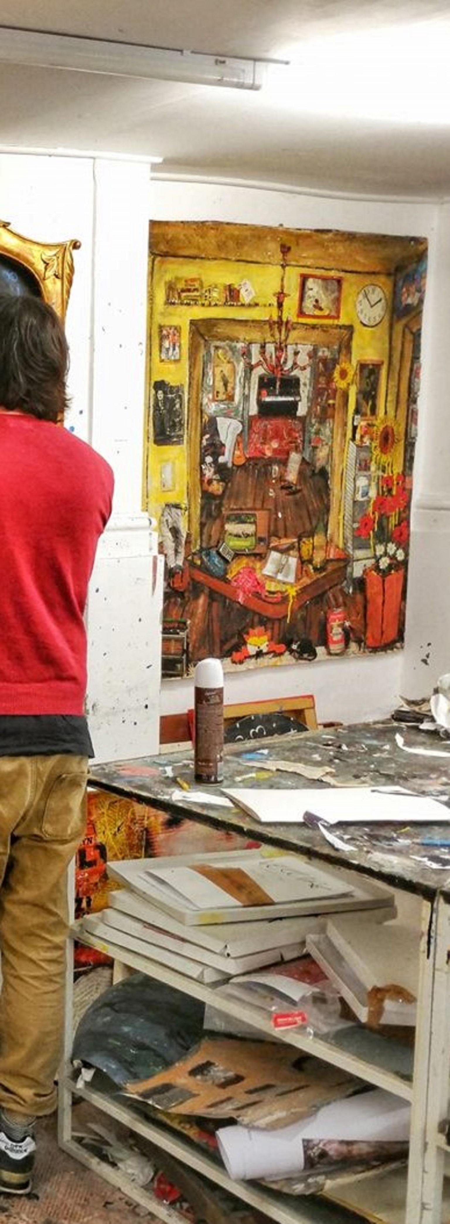 My Chaos. Paolo Franzoso, 21st Century Italian Contemporary, Interior Painting For Sale 7