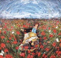 Nobody saves himself without someone.21st cent. Contemporary Figurative Painting